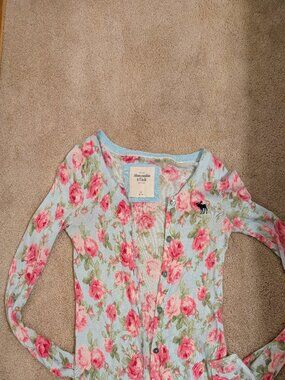 Abercrombie floral cardigan Y2K size XS